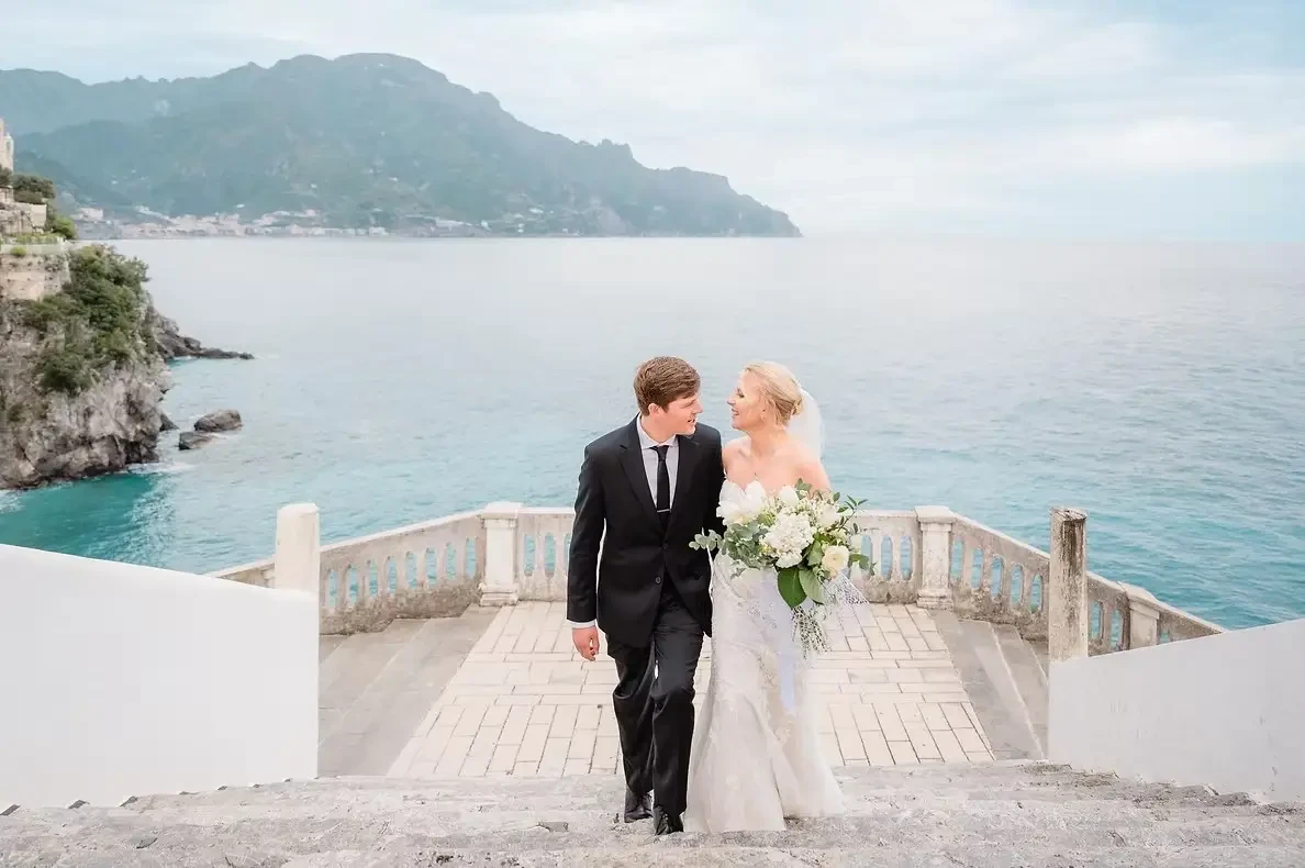 Real Bride Amanda in Lillian West: With Love From Amalfi, Italy Image
