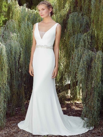 Casablanca Bridal 2268 Delphinium #0 default White/Nude/Silver thumbnail