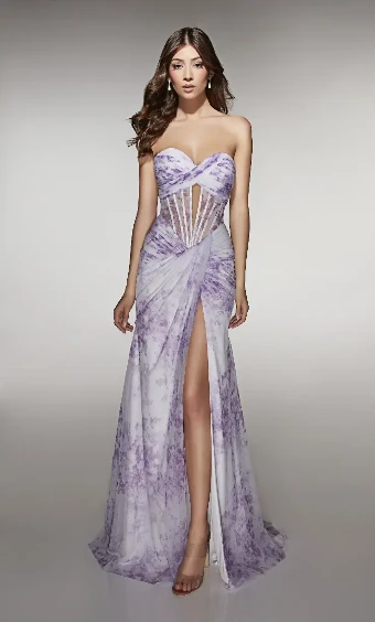Alyce Paris 62176 #0 default Lilac/White thumbnail