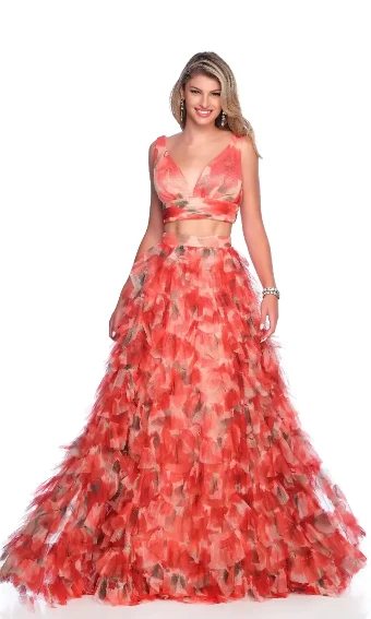 Dave & Johnny 12137 #0 default Orange Print thumbnail