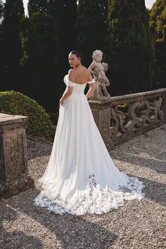 Justin Alexander Julianna 88407 #3 Off White/Ivory thumbnail